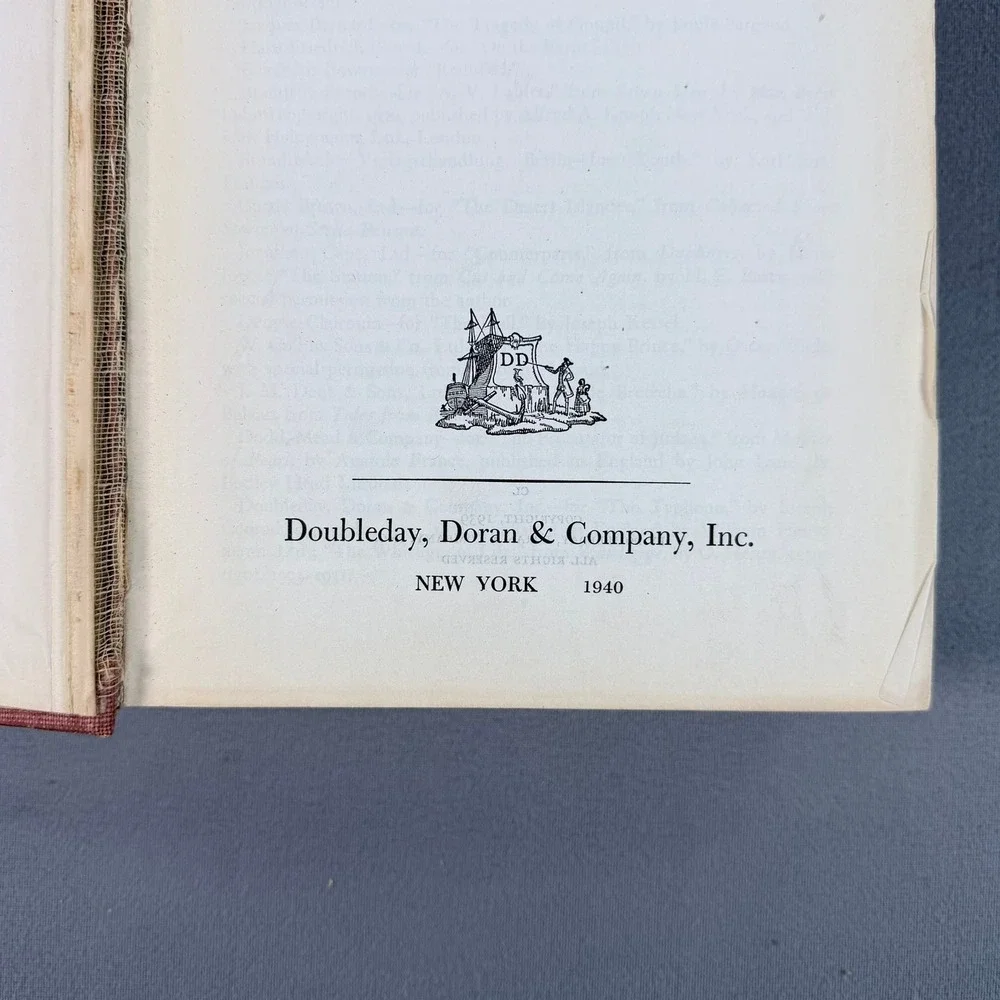 W. Somerset Maugham Tellers of Tales Hardcover 1940 Anthology Stories Fiction